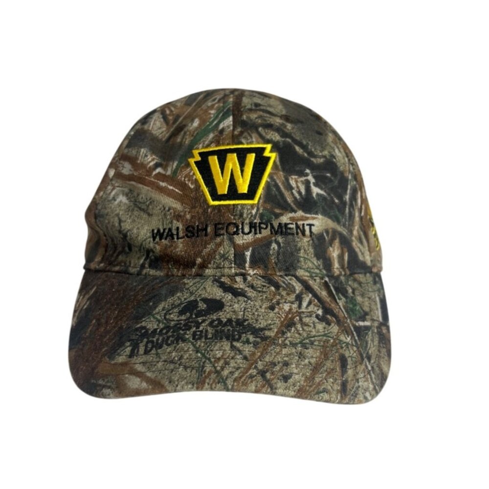 Mossy Oak Camo Hat‎ Walsh Equipment Embroidery Green New Adjustable Strap